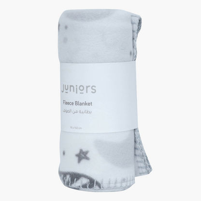 Juniors Cloud Print Fleece Blanket - 76x102 cms
