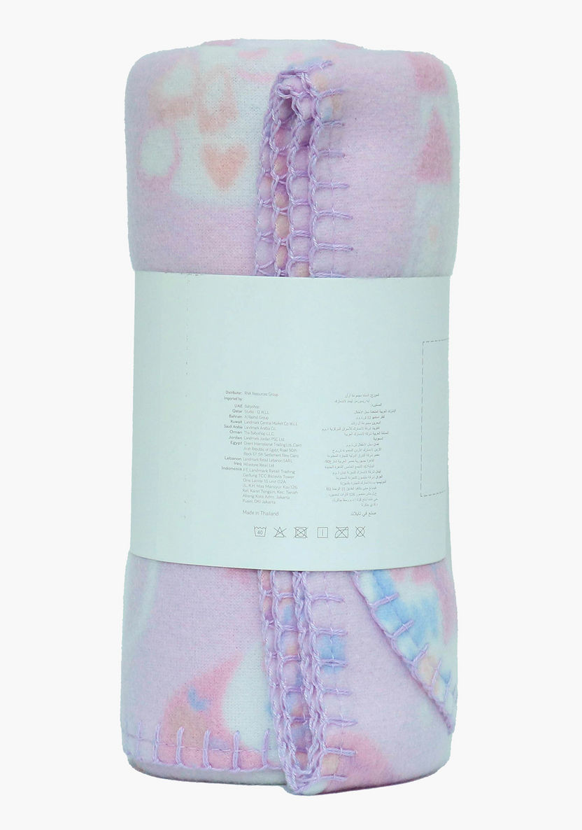 Juniors Unicorn Print Fleece Blanket - 76x102 cms-Blankets and Throws-image-4