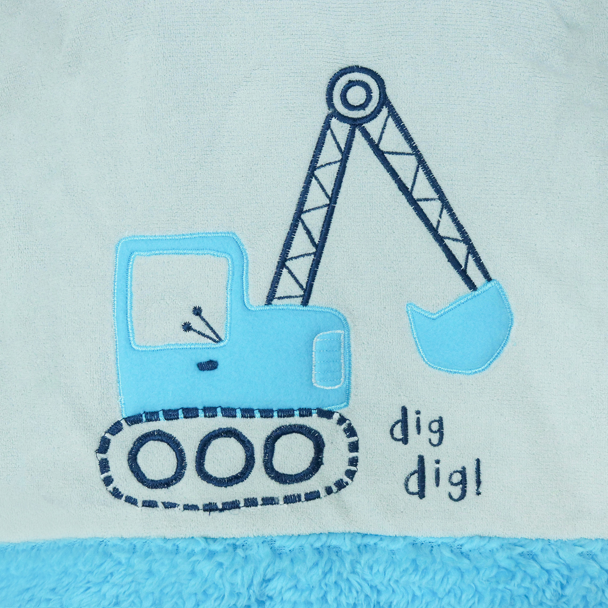 Juniors Crane Embroidered Vellore Polyboa Blanket - 76x102 cms-baby-nursery-blanketsandswaddles-blanketsandquilts-image-2