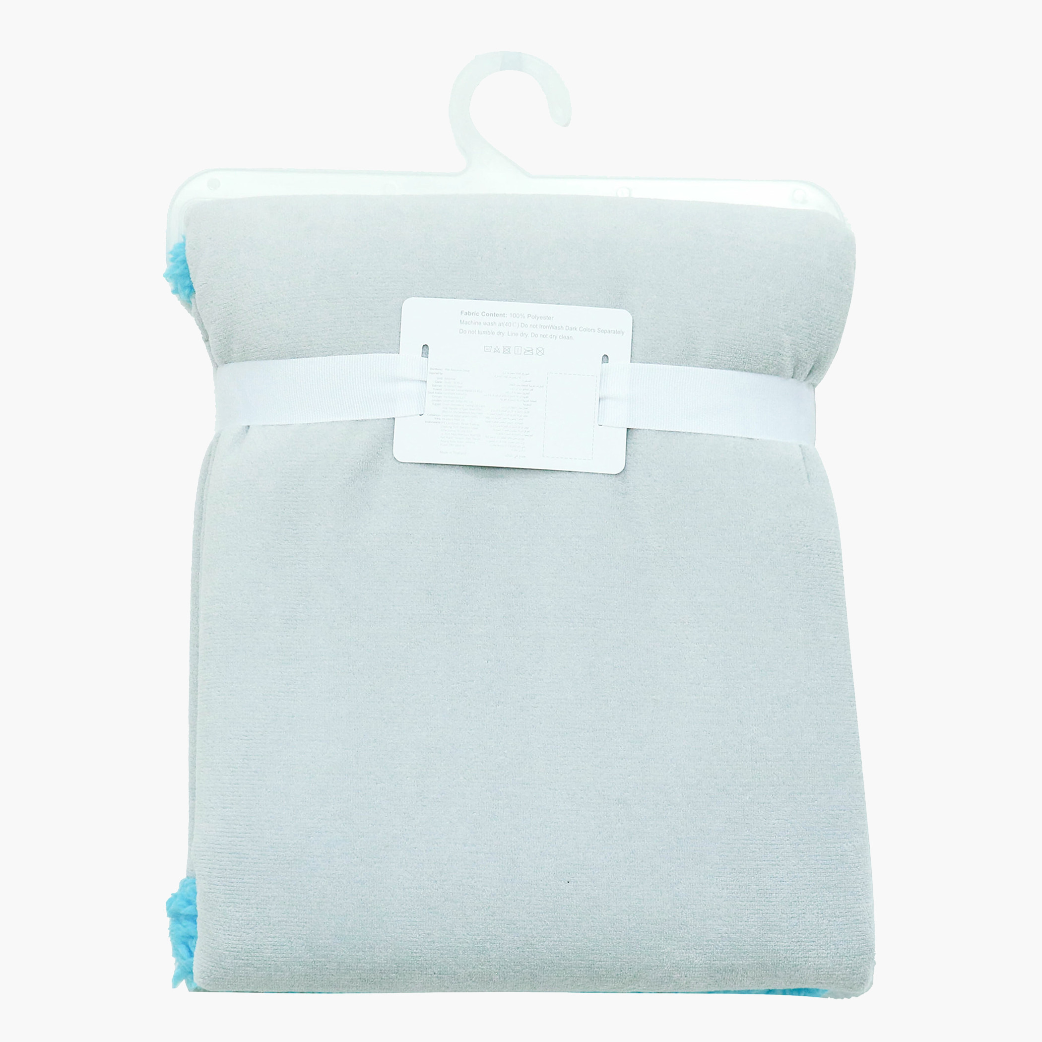 Juniors Crane Embroidered Vellore Polyboa Blanket - 76x102 cms-baby-nursery-blanketsandswaddles-blanketsandquilts-image-3