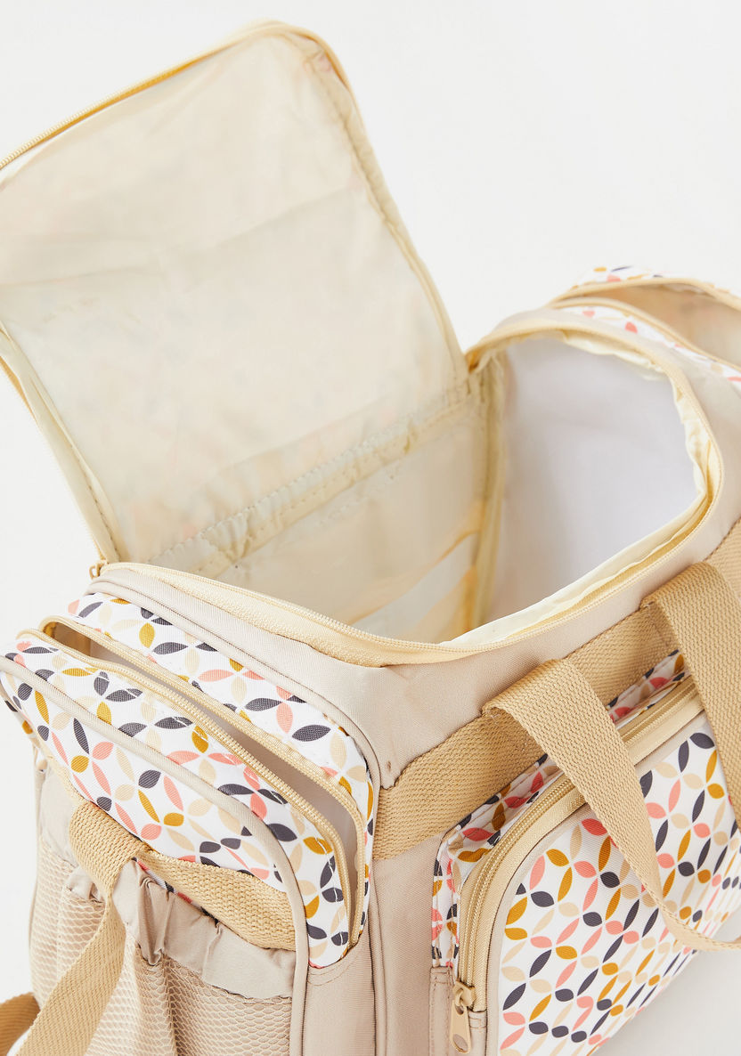 Juniors Printed Diaper Bag with Zip Closure-Diaper Bags-image-5