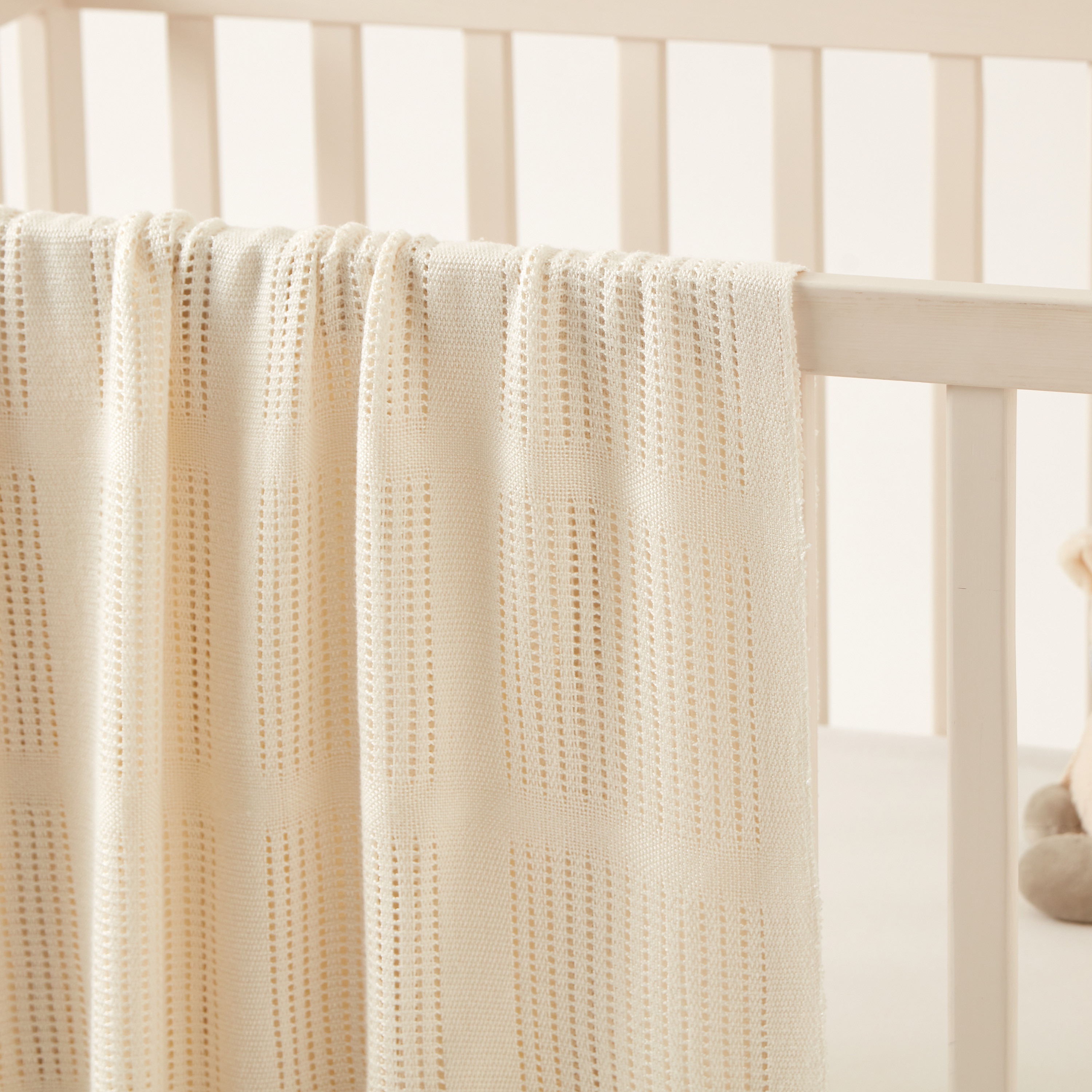 Juniors Bamboo Oversized Cellular Blanket - 120x140 cms-baby-nursery-blanketsandswaddles-blanketsandquilts-image-2