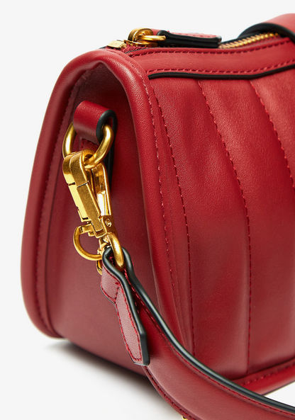 Celeste Quilted Shoulder Bag with Detachable Chain Strap-Women%27s Handbags-image-3