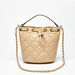 Celeste Quilted Bucket Bag with Detachable Chain Strap-Women%27s Handbags-thumbnailMobile-0