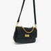 Celeste Quilted Satchel Bag with Detachable Strap and Flap Closure-Women%27s Handbags-thumbnail-1