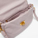 Celeste Quilted Satchel Bag with Detachable Strap and Flap Closure-Women%27s Handbags-thumbnail-4
