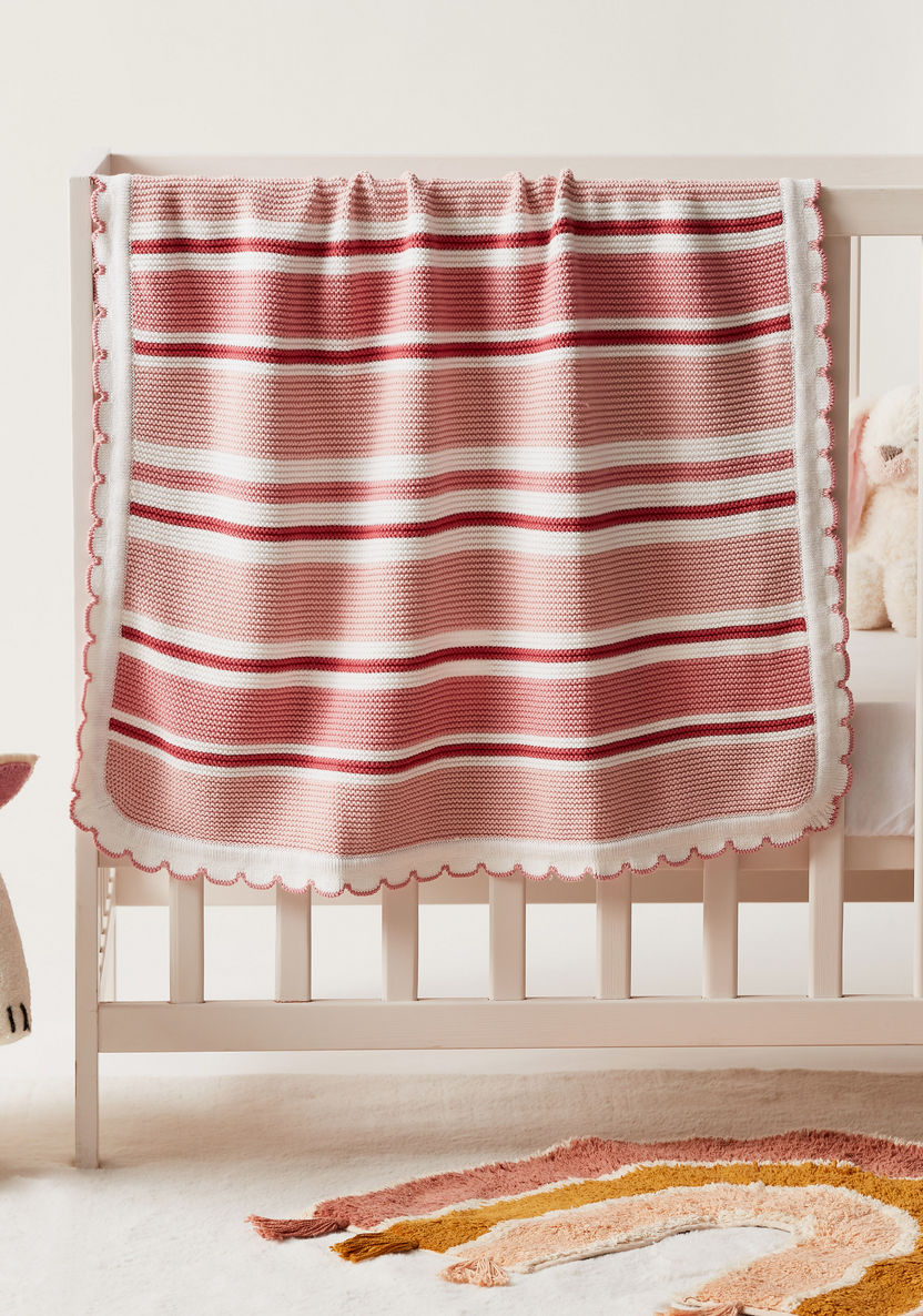 Juniors Striped Blanket - 70x90 cms-Blankets and Throws-image-0