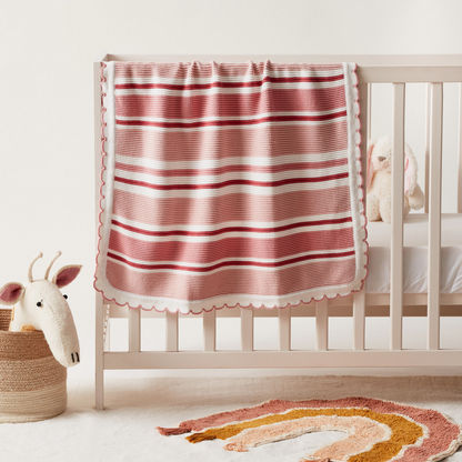 Juniors Striped Blanket - 70x90 cms-Blankets and Throws-image-0
