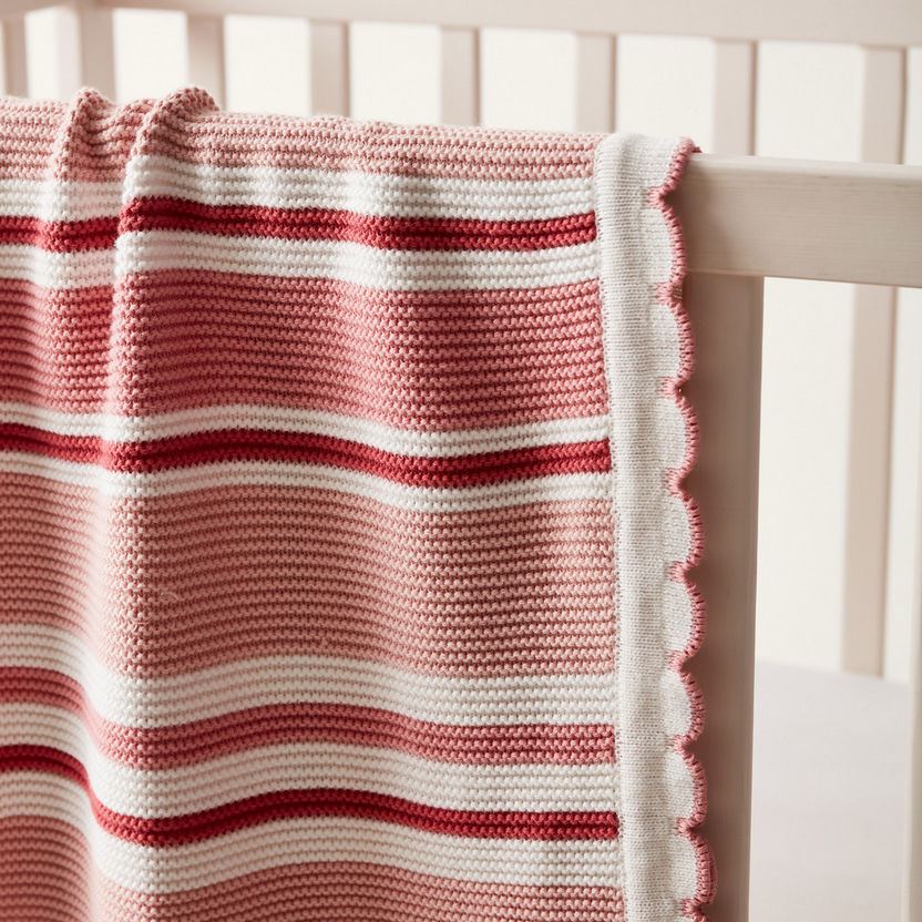 Juniors Striped Blanket - 70x90 cms-Blankets and Throws-image-1