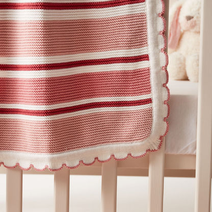 Juniors Striped Blanket - 70x90 cms-Blankets and Throws-image-2