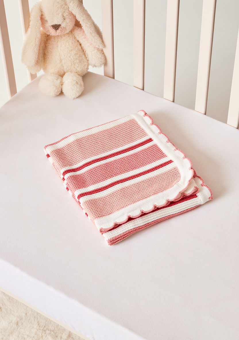 Juniors Striped Blanket - 70x90 cms-Blankets and Throws-image-3