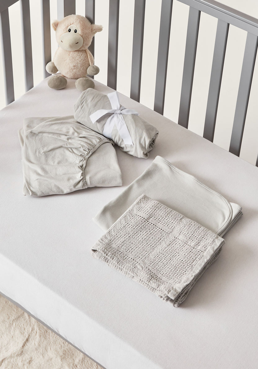 Juniors Solid 4-Piece Bedding Gift Set-Baby Bedding-image-1