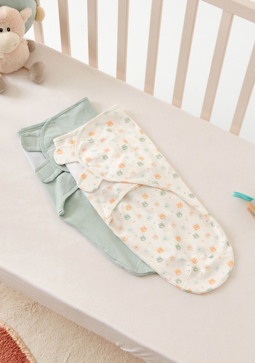 Juniors Assorted Swaddle Wrap - Set of 2-Swaddles and Sleeping Bags-image-0