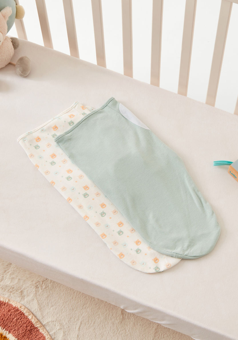 Juniors Assorted Swaddle Wrap - Set of 2-Swaddles and Sleeping Bags-image-3