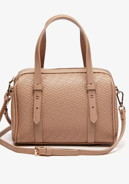 Celeste Solid Bowler Bag with Double Handles