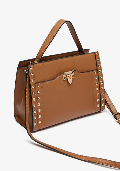 Celeste Studded Shopper Bag with Detachable Strap