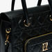 Elle Quilted Tote Bag with Detachable Strap and Double Handles-Women%27s Handbags-thumbnail-3