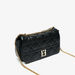 Elle Quilted Crossbody Bag with Chain Strap and Flap Closure-Women%27s Handbags-thumbnail-2