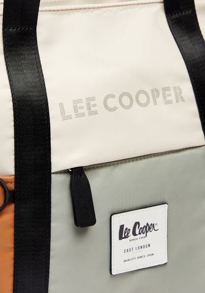 Lee Cooper Colourblock Tote Bag with Dual Handle-Women%27s Handbags-image-4
