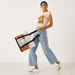 Lee Cooper Colourblock Tote Bag with Dual Handle-Women%27s Handbags-thumbnailMobile-5