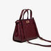 Celeste Checked Tote Bag with Double Handle and Zip Closure-Women%27s Handbags-thumbnailMobile-2