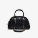 Celeste Quilted Bowler Bag with Double Handles-Women%27s Handbags-thumbnailMobile-0