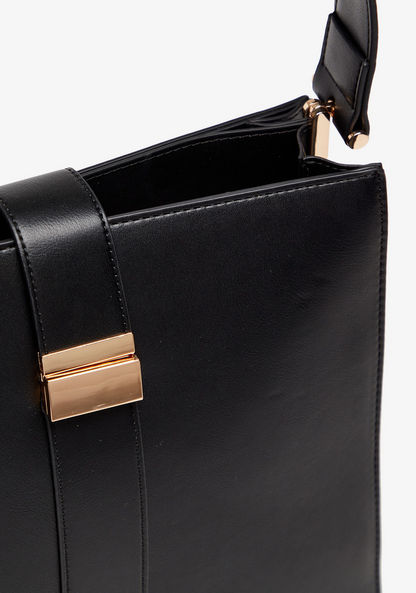 Celeste Shoulder Bag with Chain Detail and Handle-Women%27s Handbags-image-2