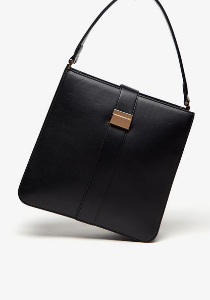 Celeste Shoulder Bag with Chain Detail and Handle-Women%27s Handbags-image-3