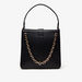 Celeste Shoulder Bag with Chain Detail and Handle-Women%27s Handbags-thumbnailMobile-4