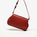 Celeste Solid Shoulder Bag with Grab Handle and Flap Closure-Women%27s Handbags-thumbnailMobile-2