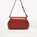 Celeste Solid Shoulder Bag with Grab Handle and Flap Closure-Women%27s Handbags-thumbnail-5