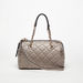 Celeste Quilted Bowler Bag with Detachable Strap-Women%27s Handbags-thumbnailMobile-0