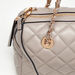 Celeste Quilted Bowler Bag with Detachable Strap-Women%27s Handbags-thumbnailMobile-2