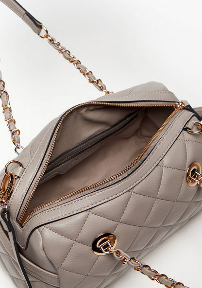 Celeste Quilted Bowler Bag with Detachable Strap-Women%27s Handbags-image-4