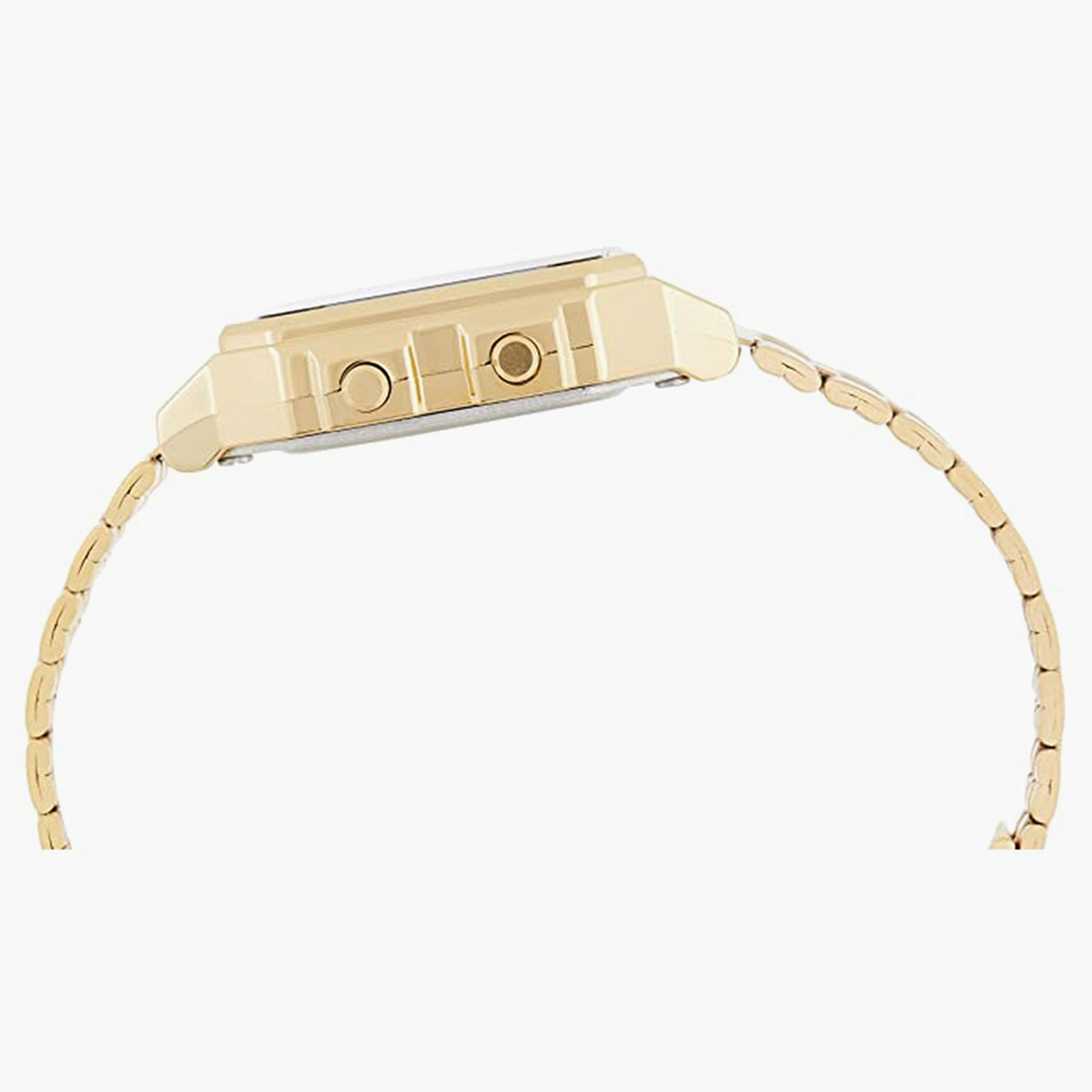 كاسيو ساعة رقمية بسوار ذهبي من استانليس ستيل للجنسين - A500WGA-9DF-men-watchesandjewellery-watches-image-3