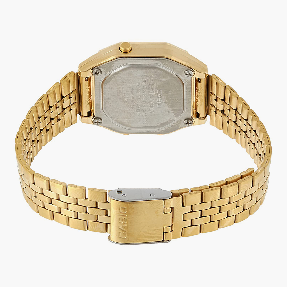 Casio Women Stainless Steel Gold Strap Digital Watch - LA680WGA-9BDF-women-watchesandjewellery-watches-image-4