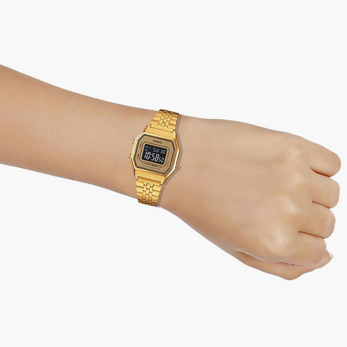 Casio Women Stainless Steel Gold Strap Digital Watch - LA680WGA-9BDF-women-watchesandjewellery-watches-image-5