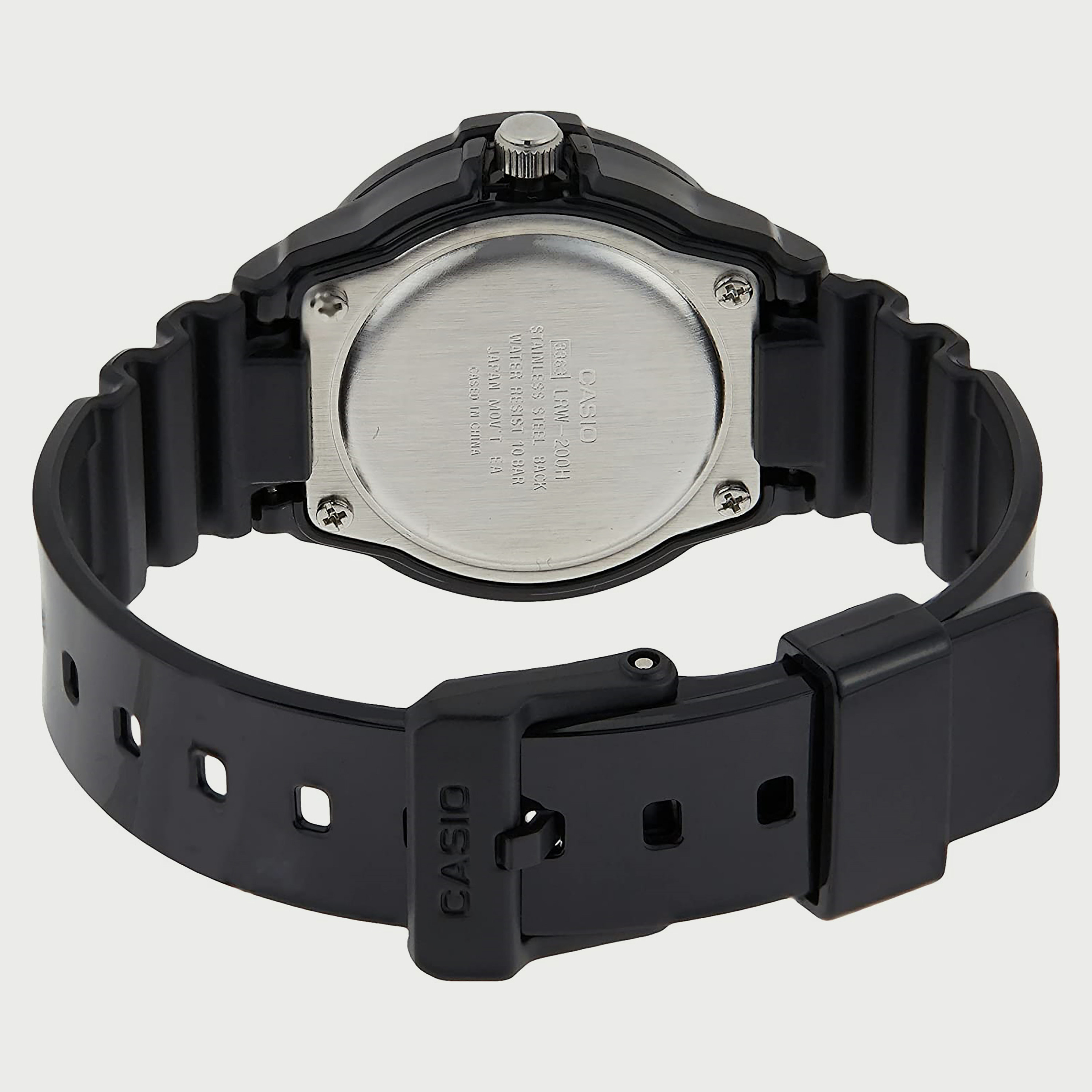 Casio Women's Black Analog Silicone Strap Watch LRW-200H-2EVDR-women-watchesandjewellery-watches-image-3
