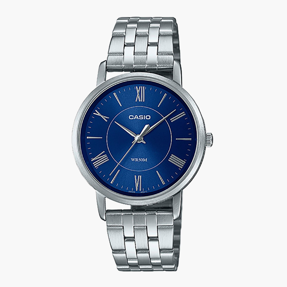Casio Women Stainless Steel Silver Strap Analog Watch - LTP-B110D-2AVDF-women-watchesandjewellery-watches-image-1