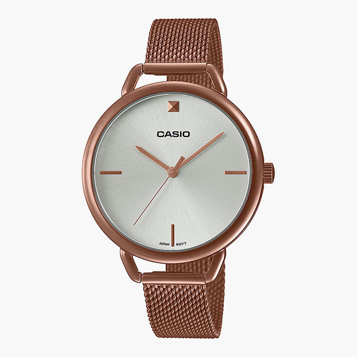 كاسيو ساعة تناظرية للنساء بحزام ذهبي وردي - LTP-E415MR-7CDF-women-watchesandjewellery-watches-image-1