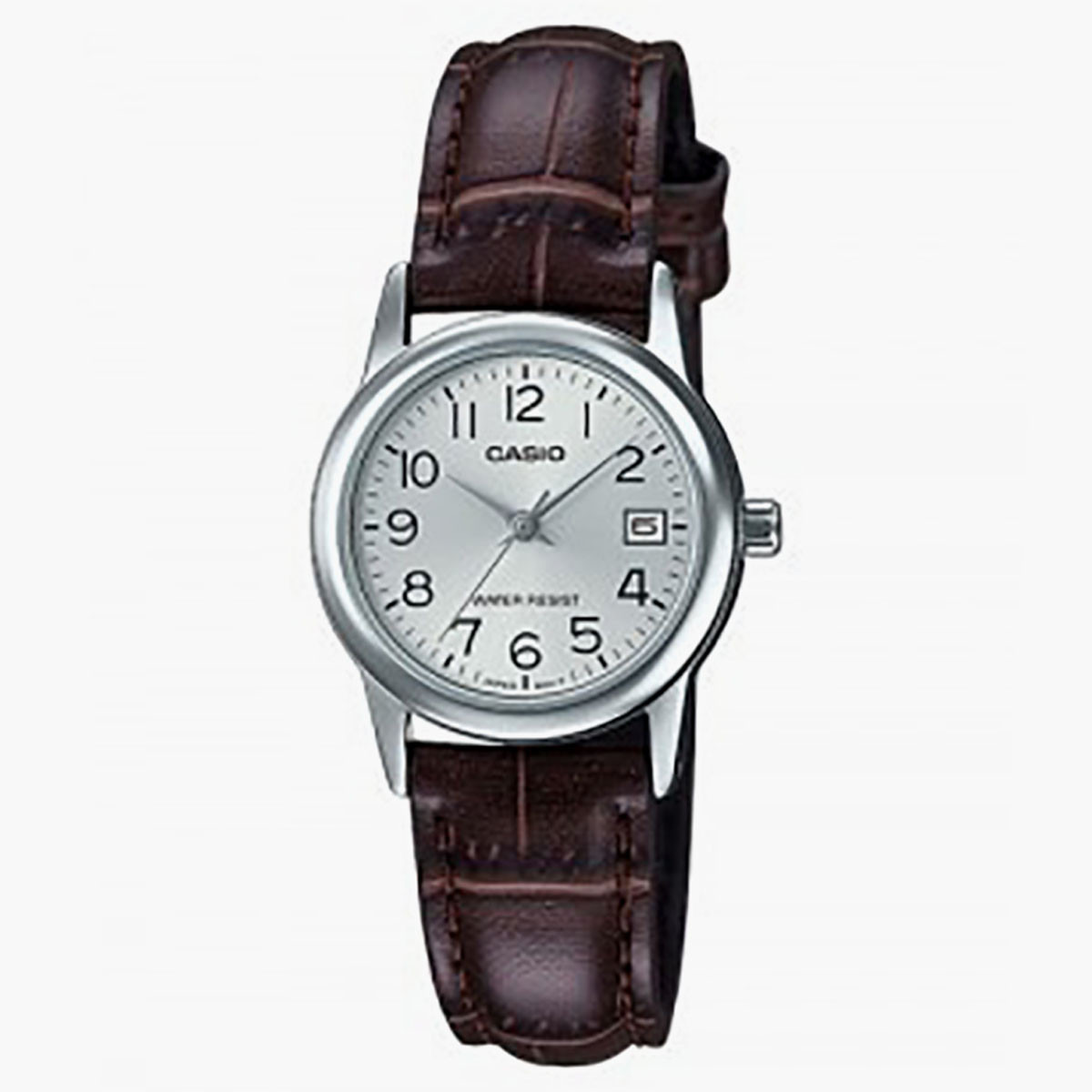 Casio Women Leather Brown Strap Analog Watch - LTP-V002L-7B2UDF-women-watchesandjewellery-watches-image-1