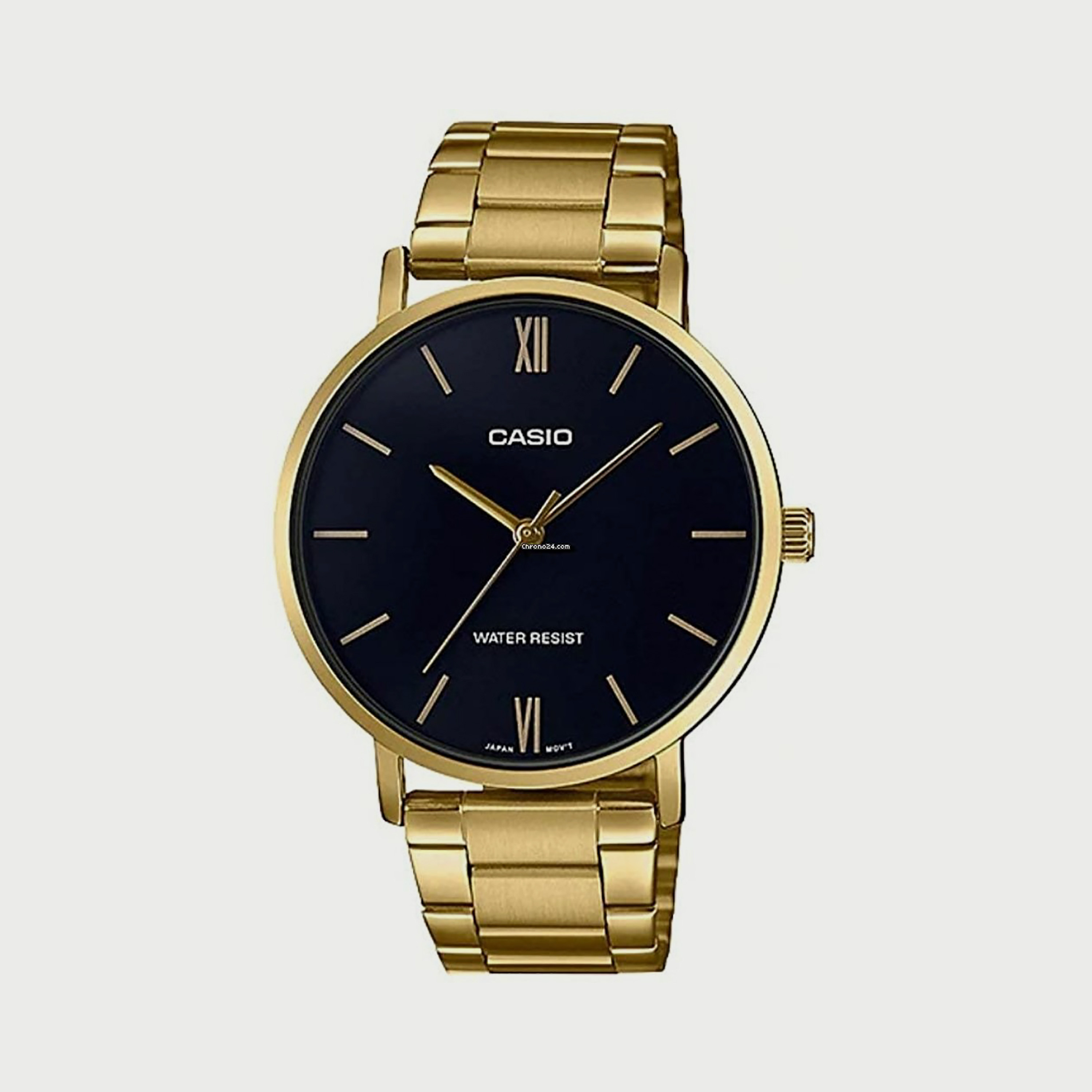 Casio Women's Gold Analog Stainless Steel Strap Watch LTP-VT01G-1BUDF-women-watchesandjewellery-watches-image-1