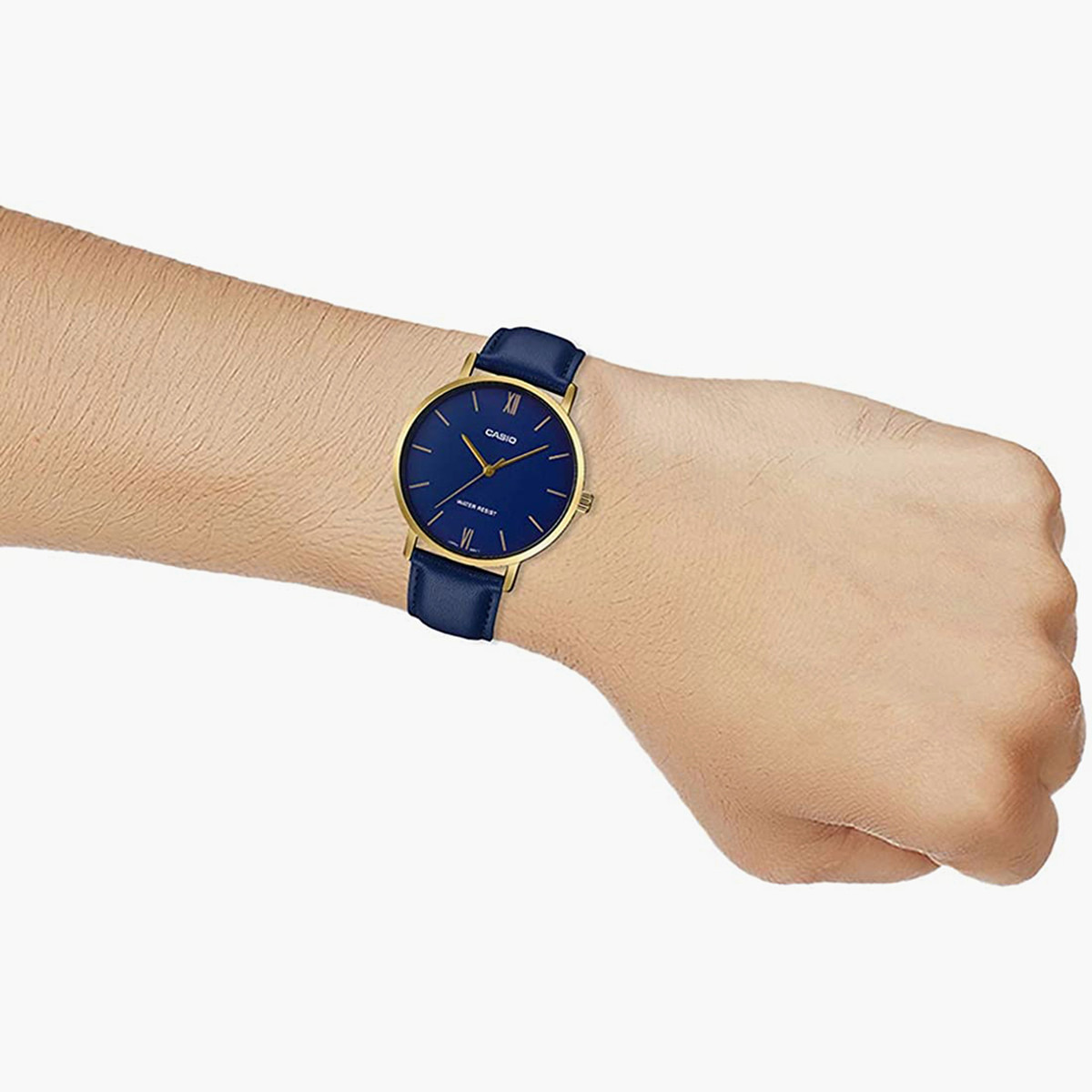 Casio Men Leather Blue Strap Analog Watch - LTP-VT01GL-2BUDF-men-watchesandjewellery-watches-image-4