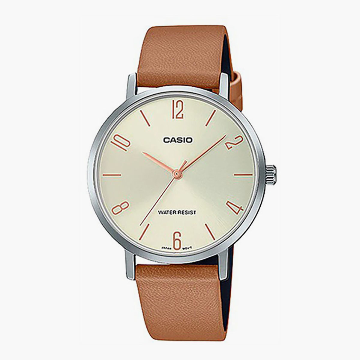 Casio Women Leather Brown Strap Analog Watch - LTP-VT01L-5BUDF-women-watchesandjewellery-watches-image-4