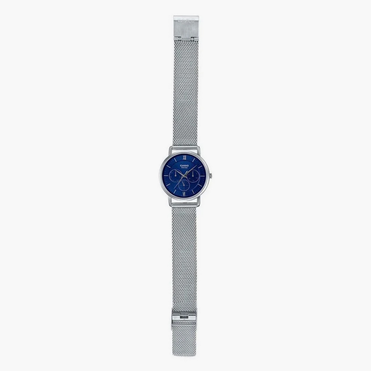 Casio Men Mesh Silver Strap Analog Watch - MTP-B300M-2AVDF-men-watchesandjewellery-watches-image-5