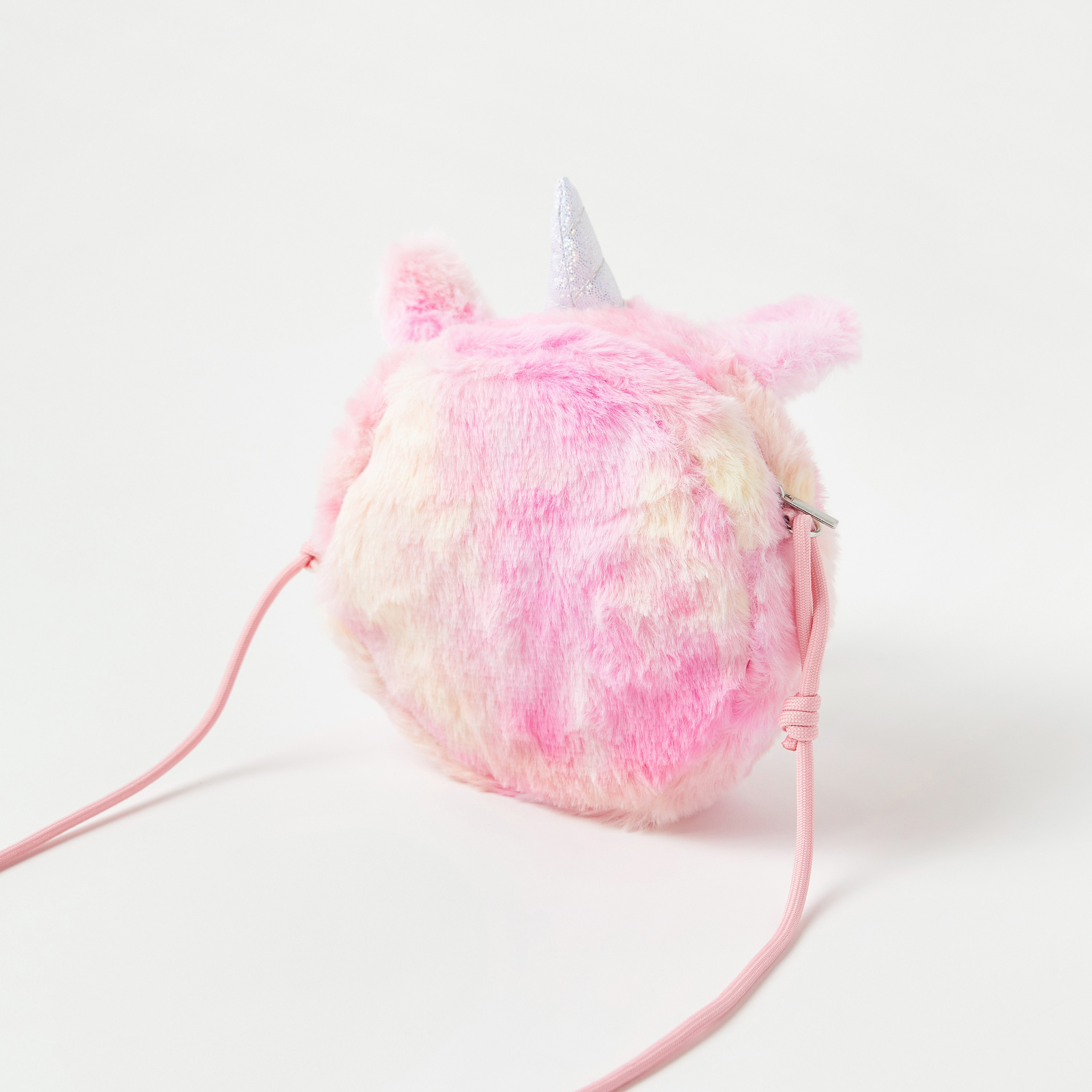 Charmz Unicorn Plush Textured Sling Bag-girls-accessories-bags-image-4