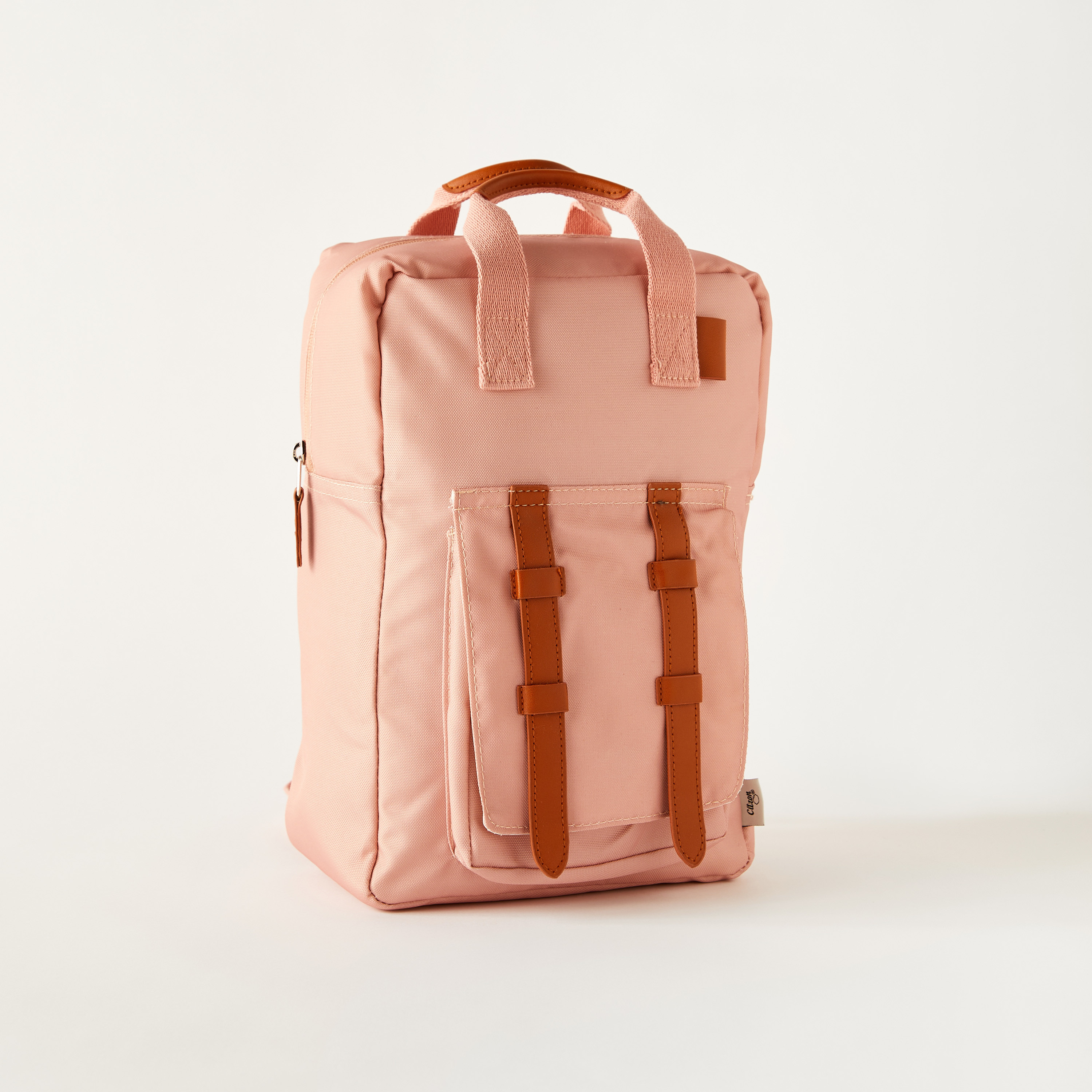 شنطة ظهر سادة بحمالات كتف قابلة للتعديل ومقابض مزدوجة - 22×13×32 سم-school-bagsandbackpacks-backpacks-image-2