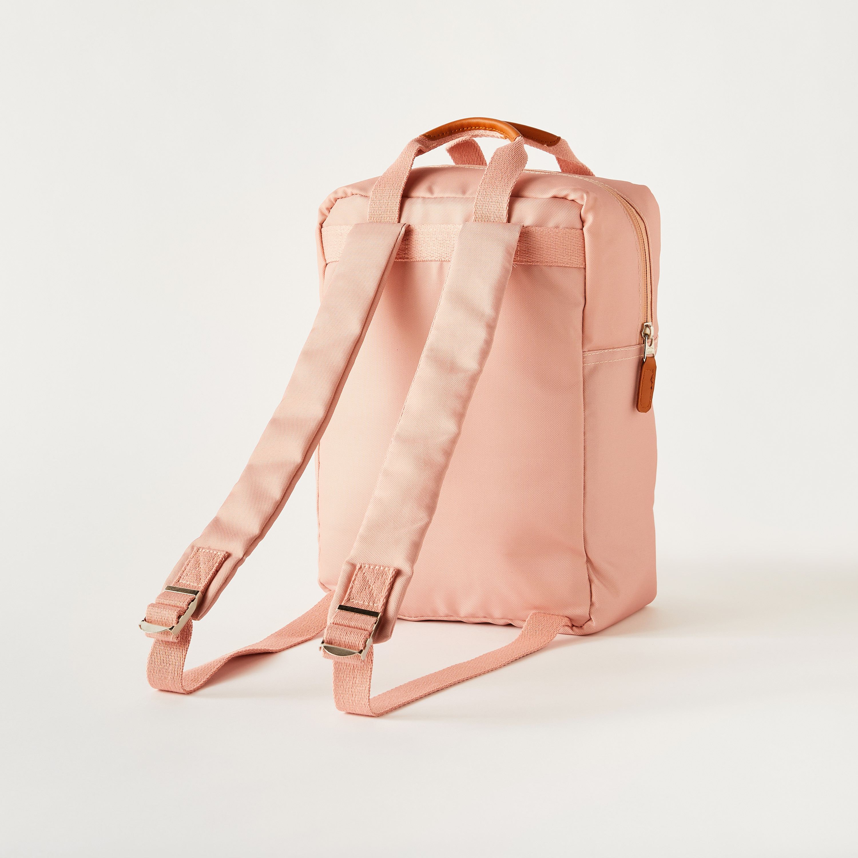 شنطة ظهر سادة بحمالات كتف قابلة للتعديل ومقابض مزدوجة - 22×13×32 سم-school-bagsandbackpacks-backpacks-image-4