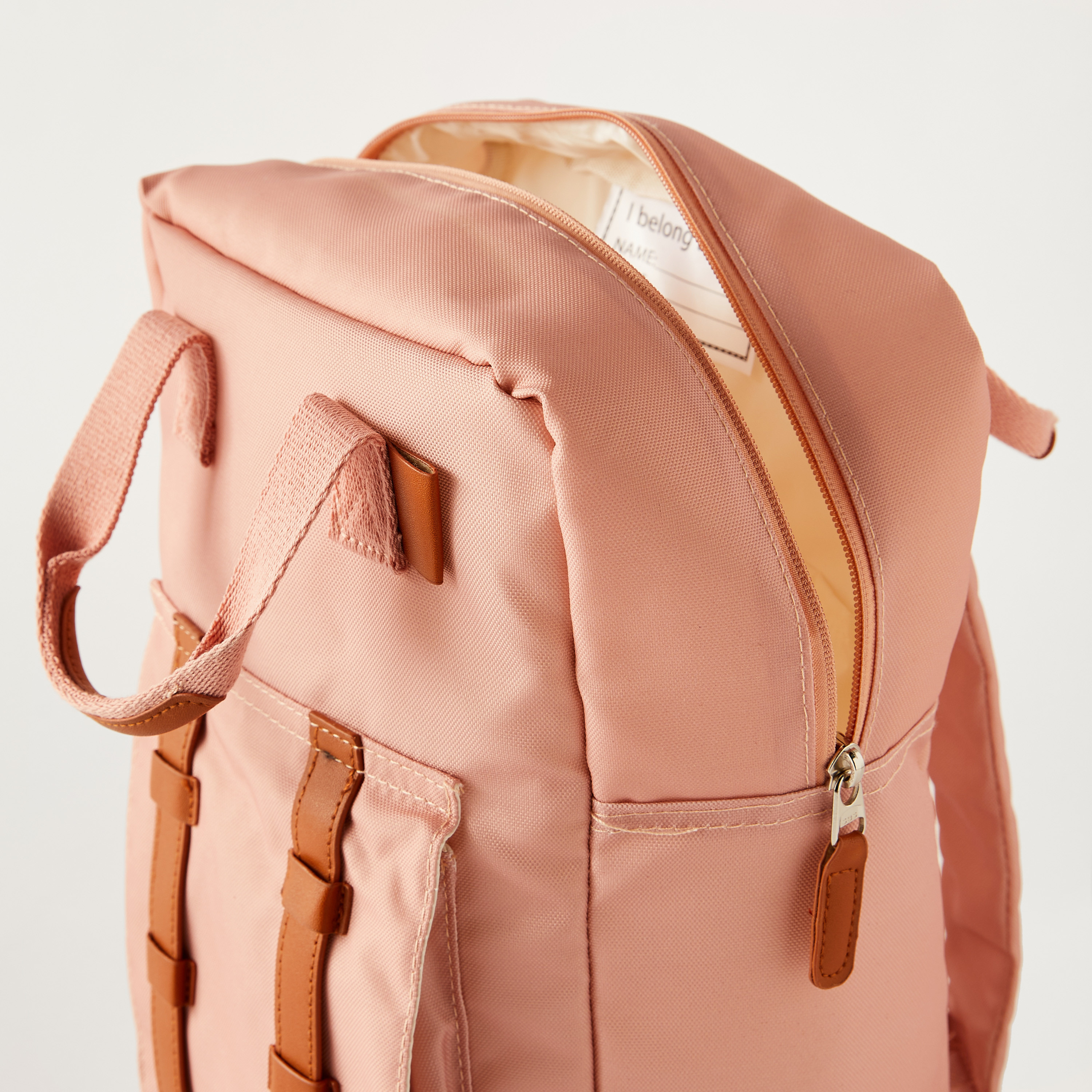 شنطة ظهر سادة بحمالات كتف قابلة للتعديل ومقابض مزدوجة - 22×13×32 سم-school-bagsandbackpacks-backpacks-image-5