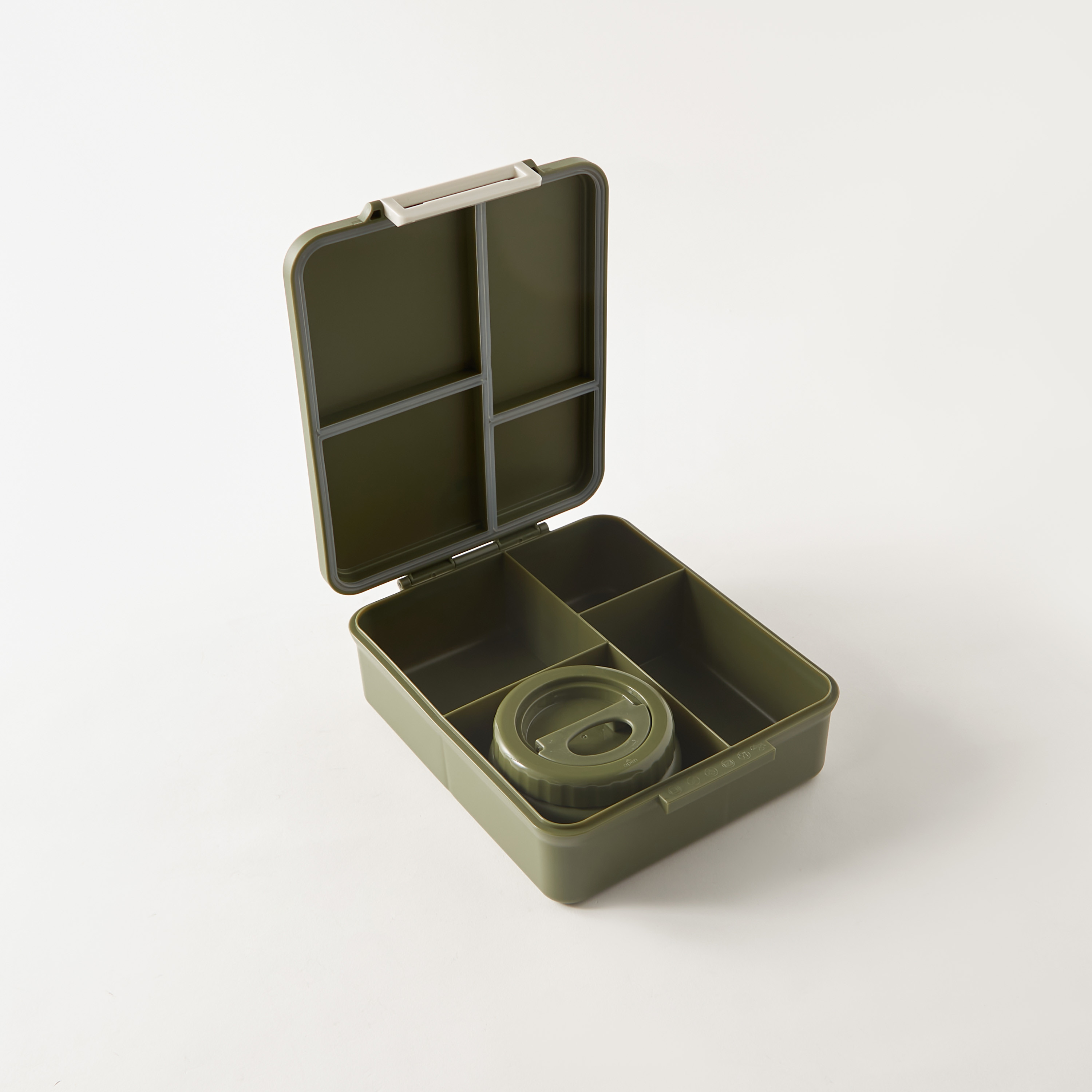 صندوق غداء مقسّم بغطاء بقفل مشبك وطبعات يونيكورن من سيترون - ضمان 6 أشهر-school-lunchessentials-lunchboxes-image-2